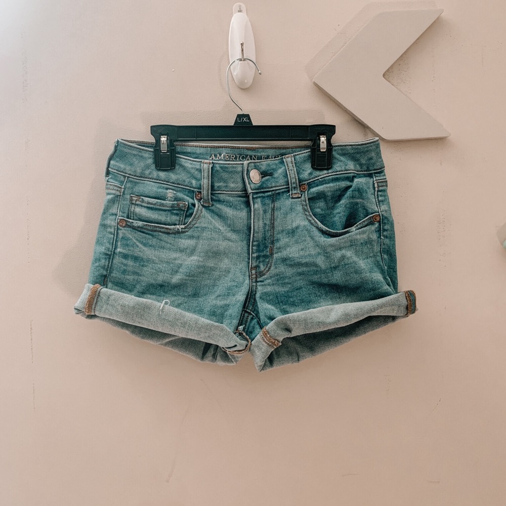 american eagle jean shorts